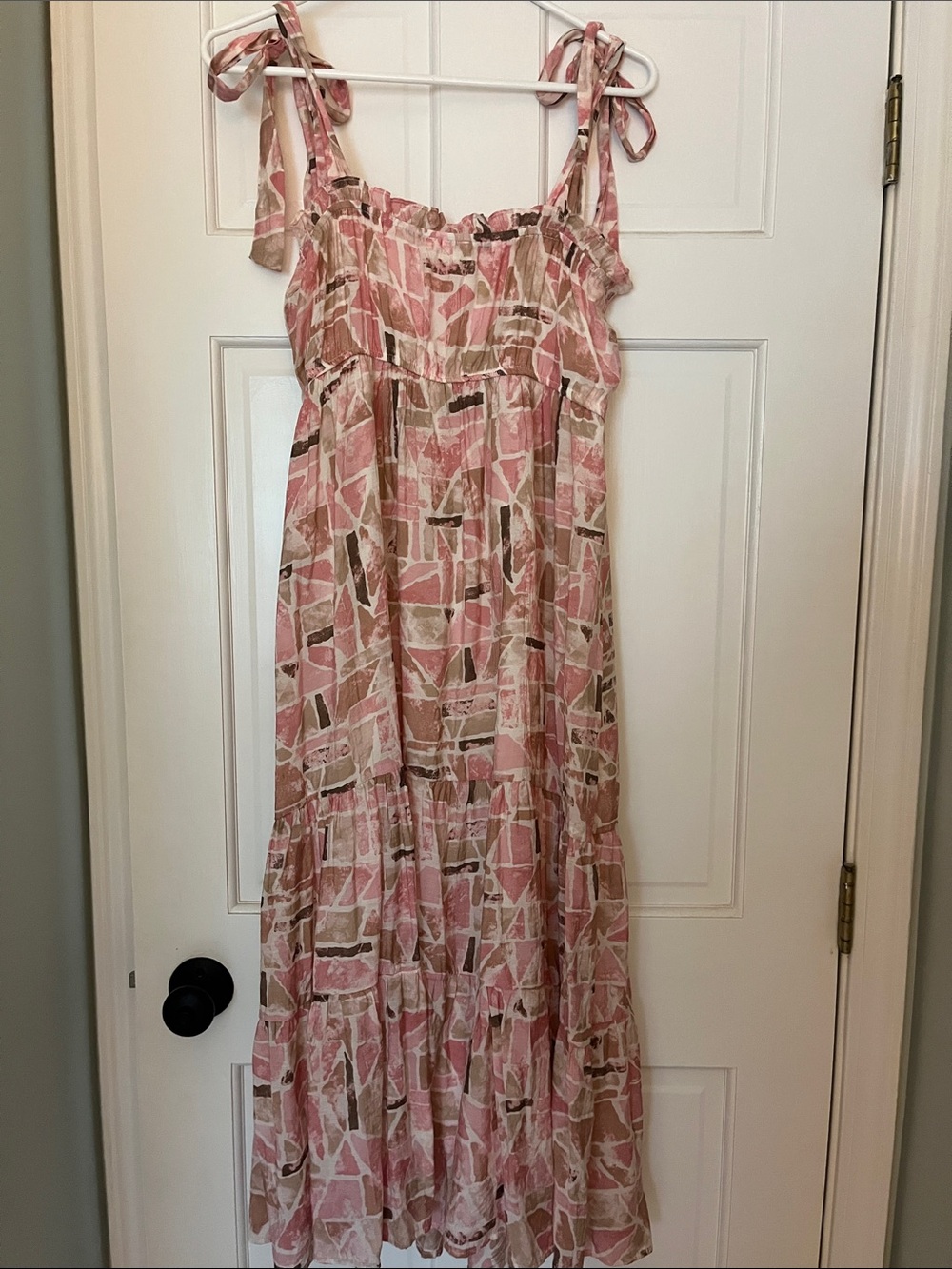 Pink Printed Sundress - Picture 2 of 2